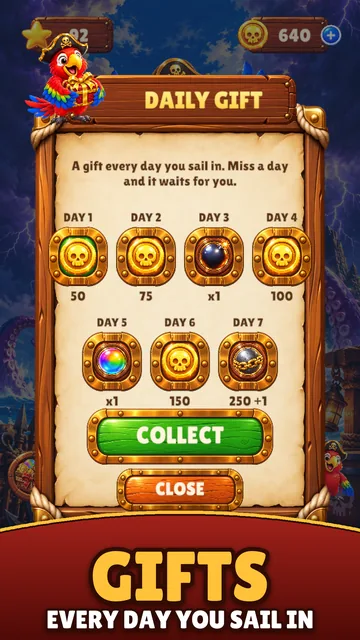 Gifts every day you sail in
